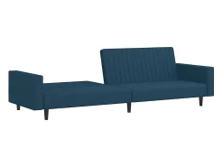 vidaxl Sofá-cama de 2 lugares veludo^ Sofá