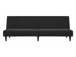 Sofá* Sofá-cama de 2 lugares veludo PT922827 Preto