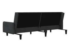 vidaxl Sofá-cama de 2 lugares veludo^ Sofá