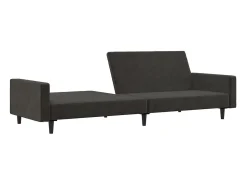 Sofá* Sofá-cama de 2 lugares veludo -escuro PT255144 Cinzento