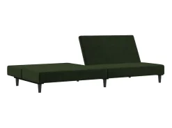 New Sofá-cama de 2 lugares veludo -escuro PT564970 Verde