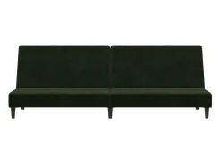 New Sofá-cama de 2 lugares veludo -escuro PT564970 Verde