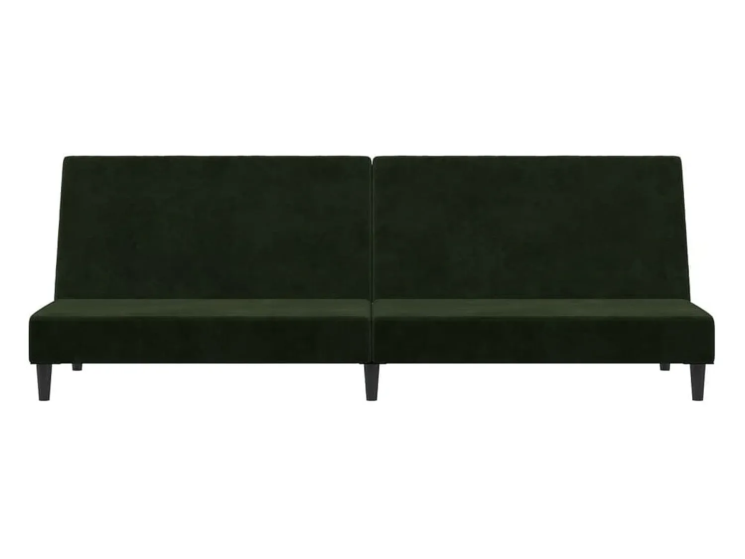 New Sofá-cama de 2 lugares veludo -escuro PT564970 Verde