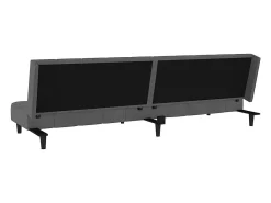 Discount vidaxl Sofá-cama de 2 lugares veludo -escuro Cinzento