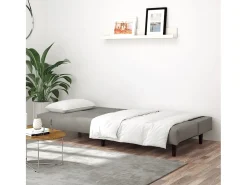 Sale Sofá-cama de 2 lugares veludo -claro PT128856 Cinzento