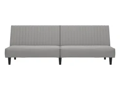 Sale Sofá-cama de 2 lugares veludo -claro PT128856 Cinzento