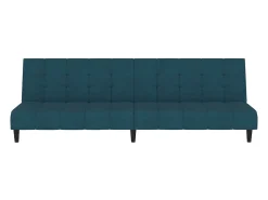 Outlet Sofá-cama de 2 lugares veludo PT902415 Azul