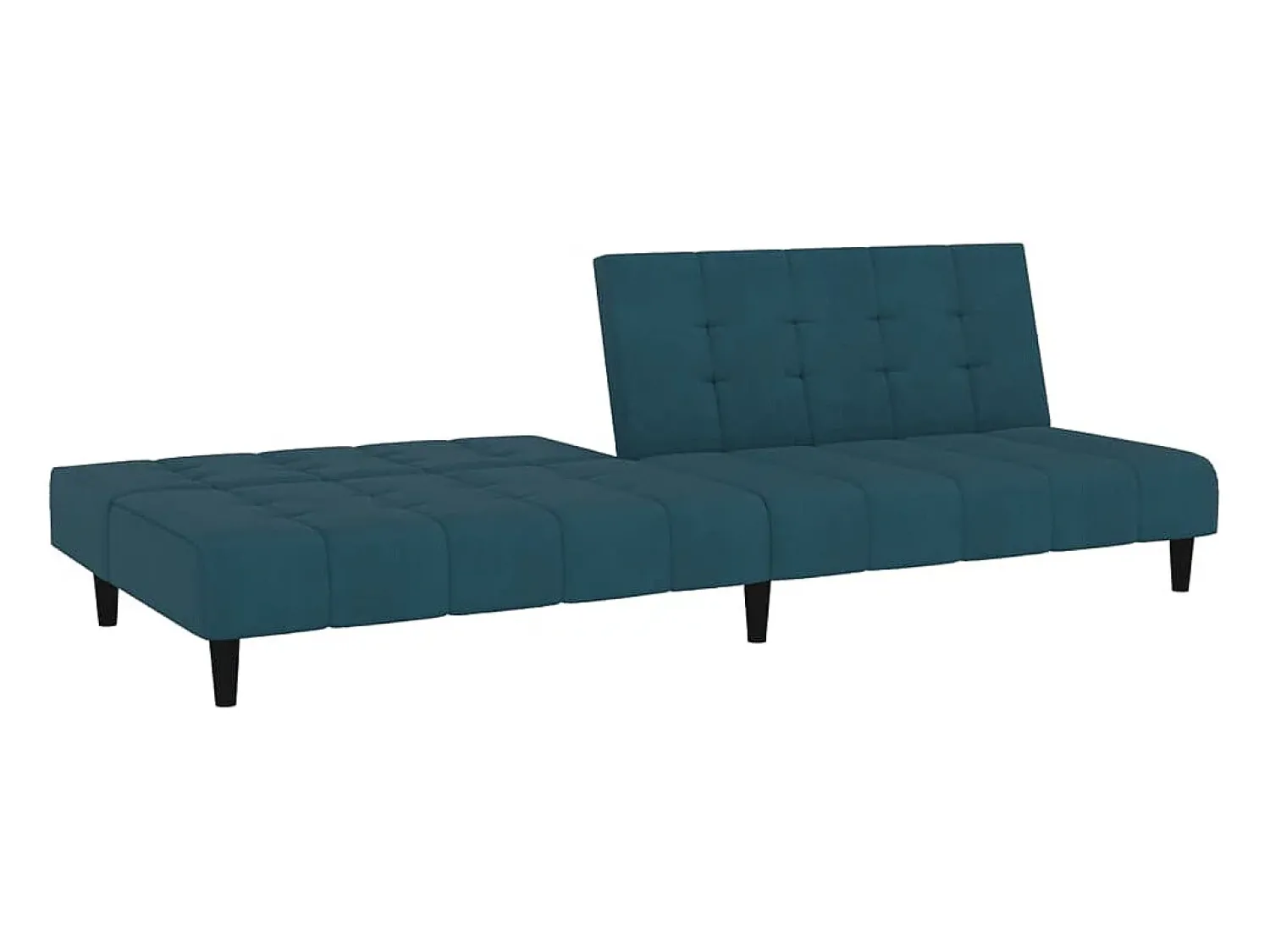 Outlet Sofá-cama de 2 lugares veludo PT902415 Azul