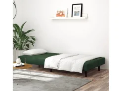 Hot Sofá-cama de 2 lugares veludo -escuro PT605605 Verde