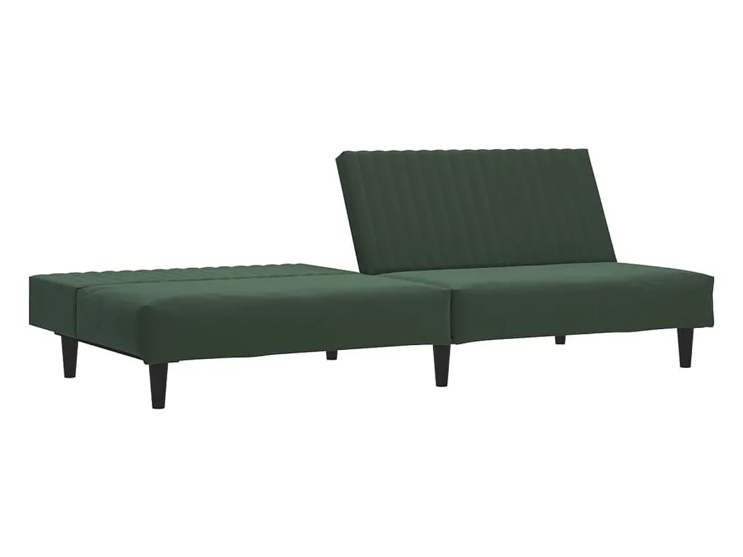 Hot Sofá-cama de 2 lugares veludo -escuro PT605605 Verde