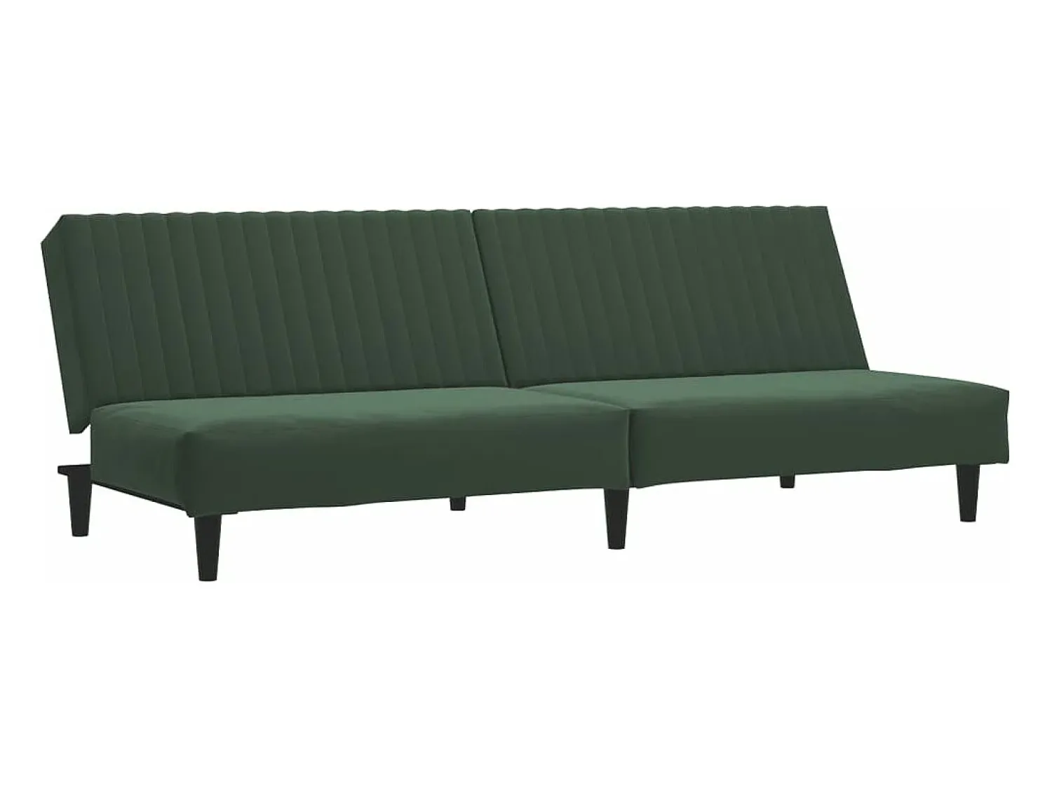 Hot Sofá-cama de 2 lugares veludo -escuro PT605605 Verde