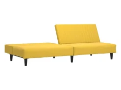 Online Sofá-cama de 2 lugares veludo PT267903 Amarelo