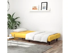 Online Sofá-cama de 2 lugares veludo PT267903 Amarelo