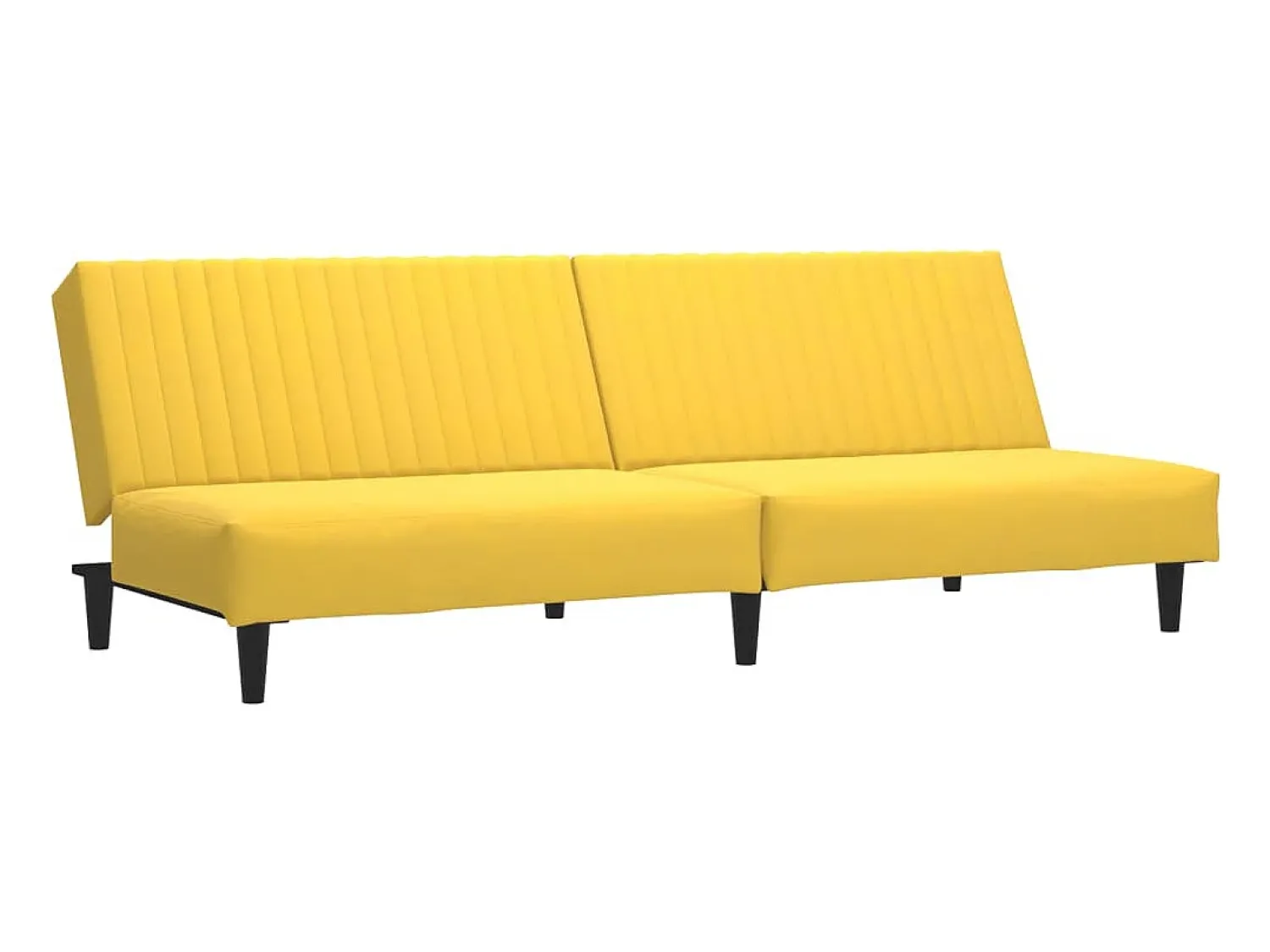 Online Sofá-cama de 2 lugares veludo PT267903 Amarelo