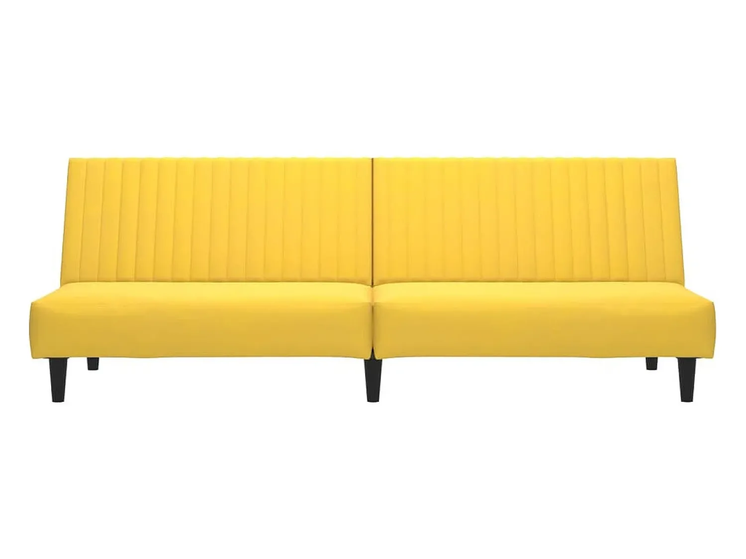 Online Sofá-cama de 2 lugares veludo PT267903 Amarelo