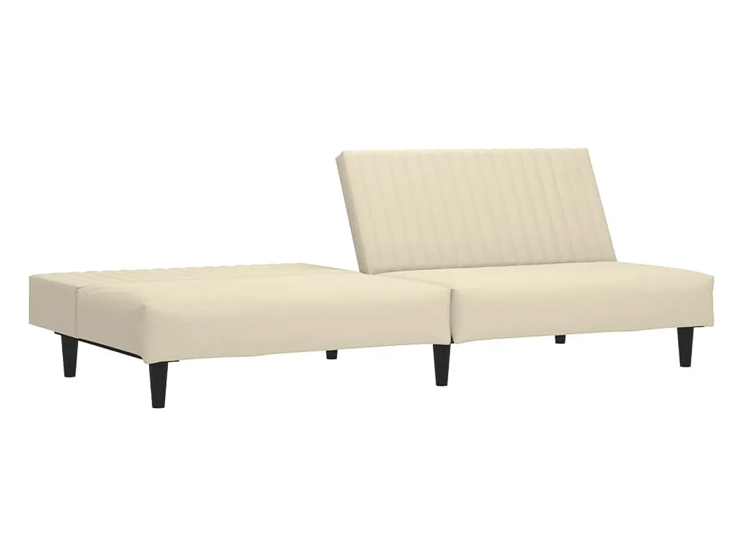 Sofá-cama de 2 lugares veludo cor PT650879^ Sofá