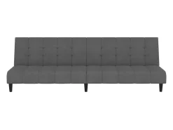 Sofá| Sofá-cama de 2 lugares veludo -escuro PT722630 Cinzento