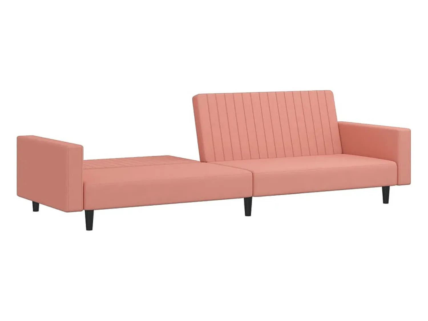 Sofá| Sofá-cama de 2 lugares veludo PT989431 Rosa