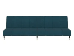 Sofá| Sofá-cama de 2 lugares veludo PT506463 Azul