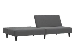 Sofá| Sofá-cama de 2 lugares veludo -escuro PT992910 Cinzento