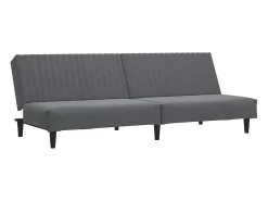 Sofá| Sofá-cama de 2 lugares veludo -escuro PT992910 Cinzento