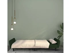 Discount Sofá-cama de 2 lugares veludo -escuro PT723412 Verde