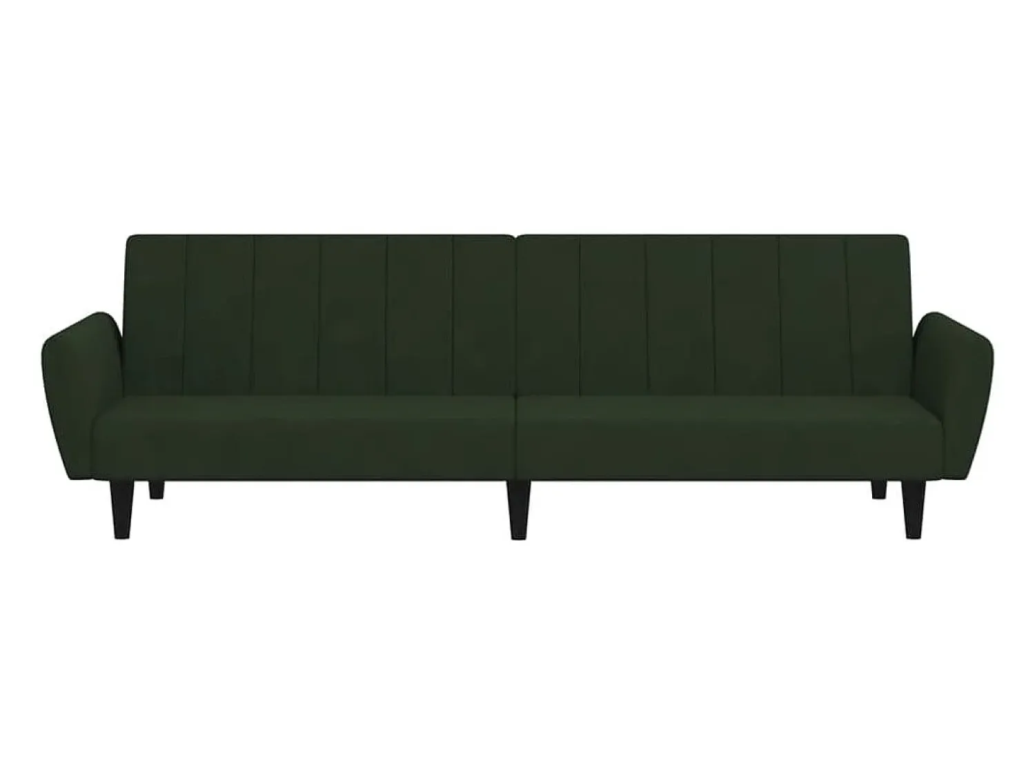Discount Sofá-cama de 2 lugares veludo -escuro PT723412 Verde