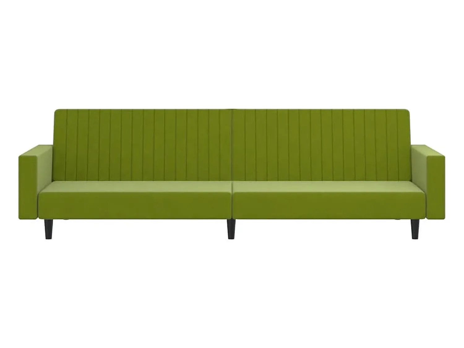 Sofá-cama de 2 lugares veludo -claro PT477843^ Sofá