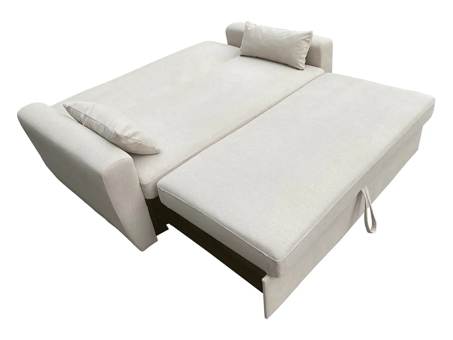 Sofá|Happy Garden Sofá-cama de bombazina de 2 lugares MATT Bege