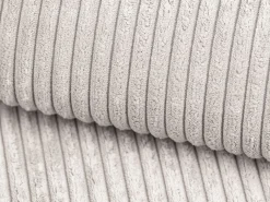 Sale Vente-unique Sofá-cama de canto esquerdo ZOMELA em veludo cotelê Bege
