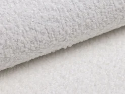 Vente-unique Sofá-cama de canto esquerdo JOLESA em tecido bouclé^ Sofá