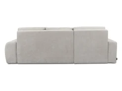 Sofá|Habitat et jardin Sofá-cama de canto esquerdo em tecido chenille "Verneuil" - 3 lugares - Bege