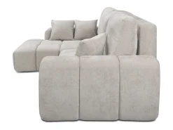 Sofá|Habitat et jardin Sofá-cama de canto esquerdo em tecido chenille