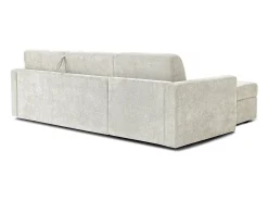Habitat et jardin Sofá-cama de canto reversível "Celia" com mecanismo de conversão express em tecido - 3 lugares - Bege
