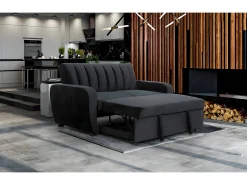 Discount Saldosystocks Sofá-cama duplo Berlim 155 cm Cinzento