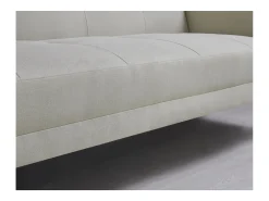 Online Concept-Usine Sofá-Cama Escandinavo de 3 Lugares em Tecido WOODEN Bege