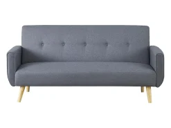 Outlet Concept-Usine Sofá-cama escandinavo de 3 lugares cinza BERLIM Cinzento