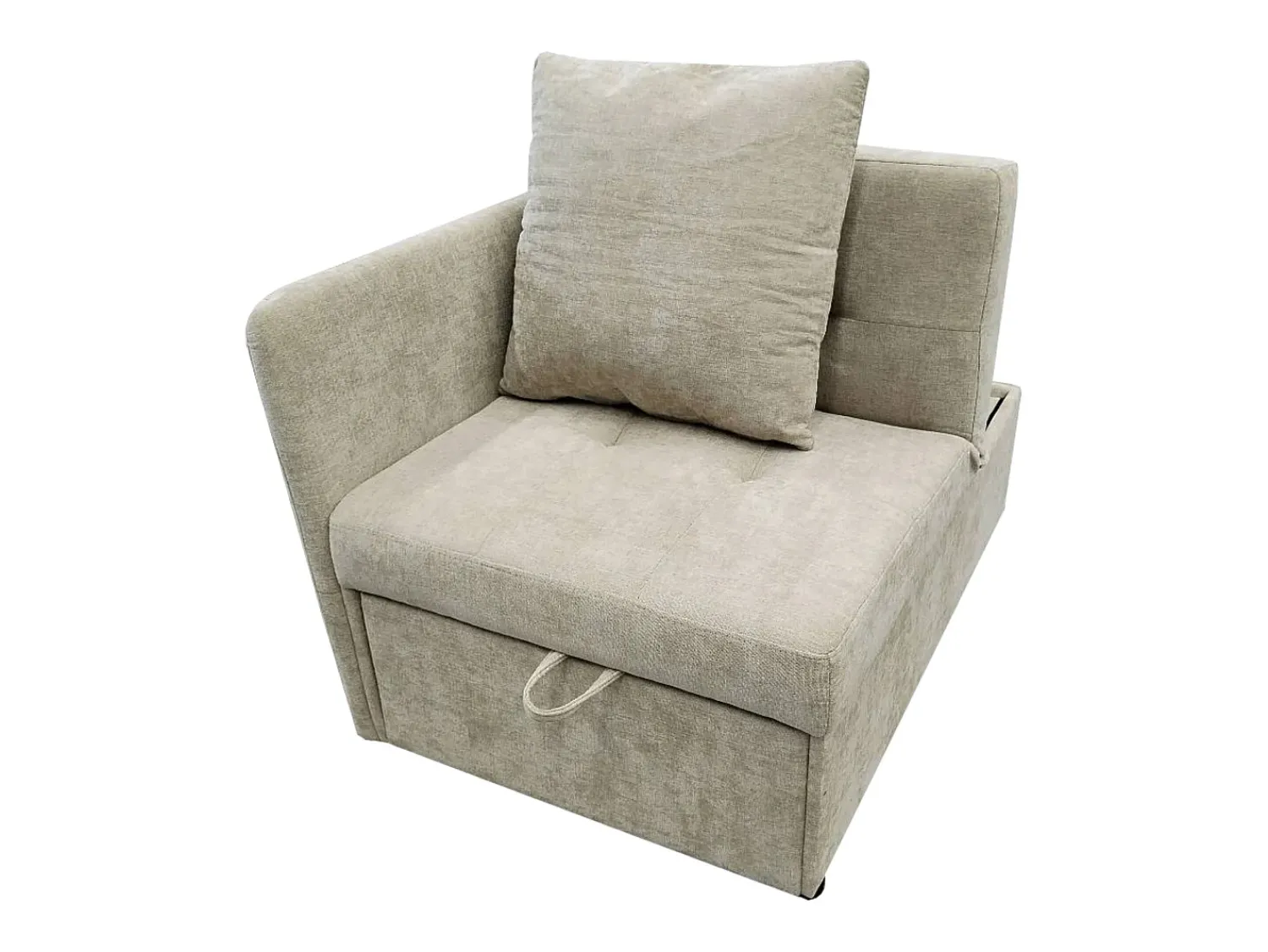 ModernLuxe Sofá-cama estofado 177x68x65 cm - Sofá-cama multifuncional 3 em 1 - Linho - Encosto ajustável -^ Sofá