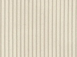 Sofá|Vente-unique Sofá-cama express de 3 lugares AMELIA em veludo cotelê - área para dormir de 140 cm - colchão de espuma viscoelástica de 13 cm Bege