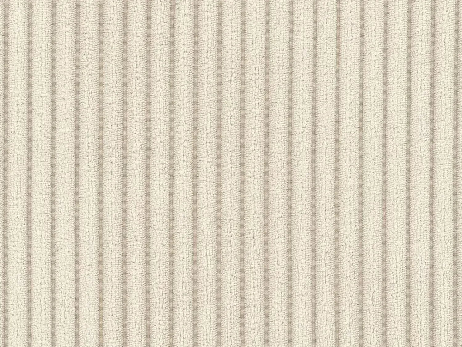 Sofá|Vente-unique Sofá-cama express de 3 lugares AMELIA em veludo cotelê - área para dormir de 140 cm - colchão de espuma viscoelástica de 13 cm Bege