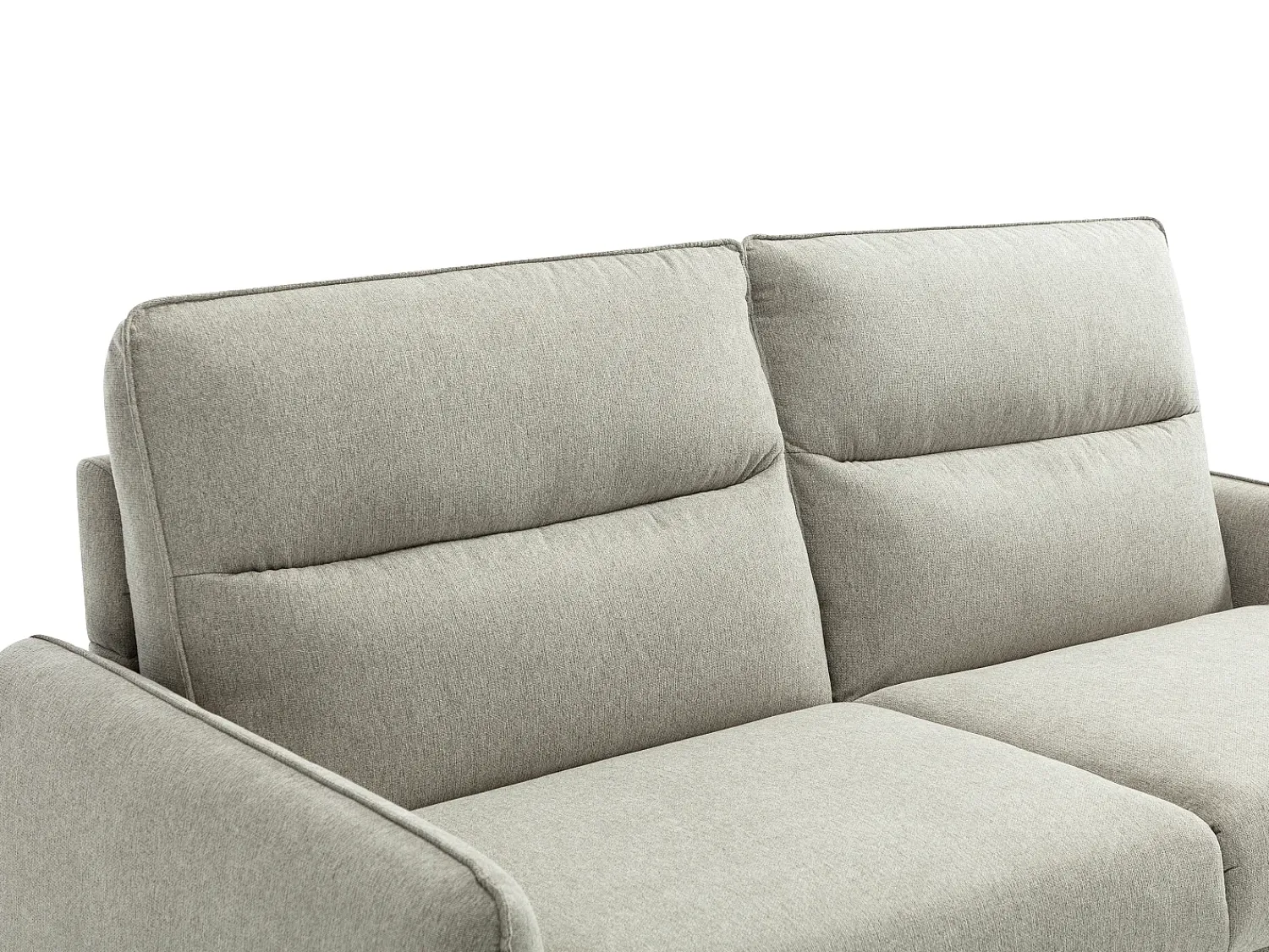 Sofá|Vente-unique Sofá-cama express de 3 lugares em tecido cinza ORELIS Cinzento