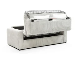 Vente-unique Sofá-cama Express em veludo cotelê , área para dormir de 130 cm, colchão de 16 cm, MONDOVI^ Sofá
