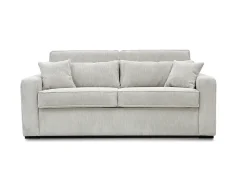 Vente-unique Sofá-cama Express em veludo cotelê , área para dormir de 130 cm, colchão de 16 cm, MONDOVI^ Sofá