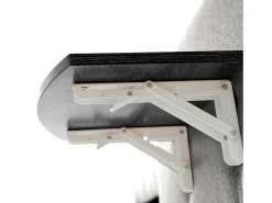 Poltrona| Sofá-cama individual multifuncional com função de cama, poltrona e cadeirão, sofá-cama ajustável em três direções, mesas de chá dobráveis Cinzento