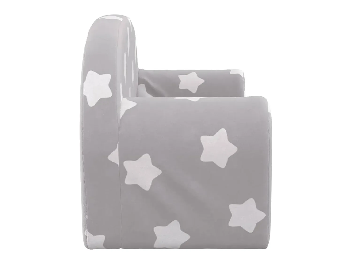 Sofá* Sofá-cama infantil 2 lugares c/ estrelas pelúcia -claro PT471628 Cinzento