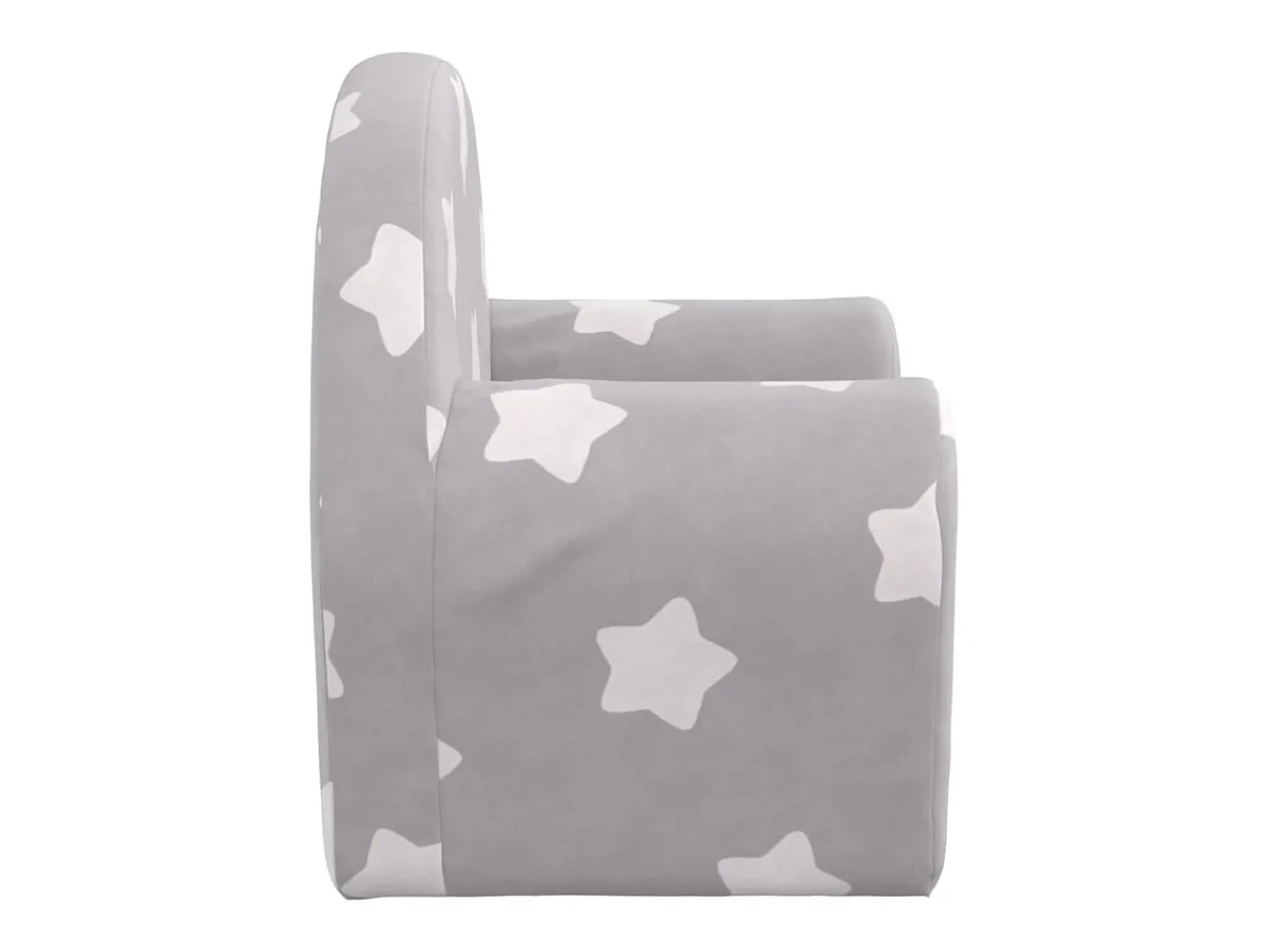 Sofá* Sofá-cama infantil c/ estrelas pelúcia macia -claro PT910887 Cinzento