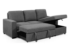 Sofá*Saldosystocks Sofá-cama Luke Chaise Longue 234cm Bege
