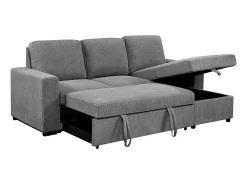 Sofá*Saldosystocks Sofá-cama Luke Chaise Longue 234cm Bege
