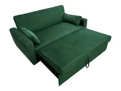 Sofá*Happy Garden Sofá-cama MATT de 2 lugares em veludo Verde