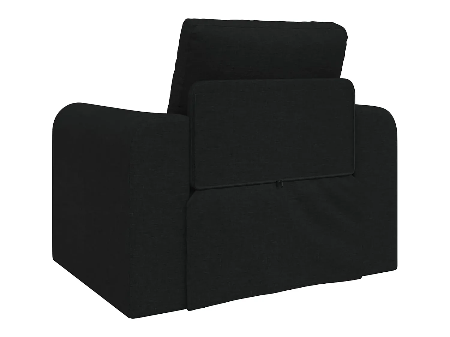 Sofá*vidaxl Sofá-Cama 98 x 71 x 83 cm tecido Preto